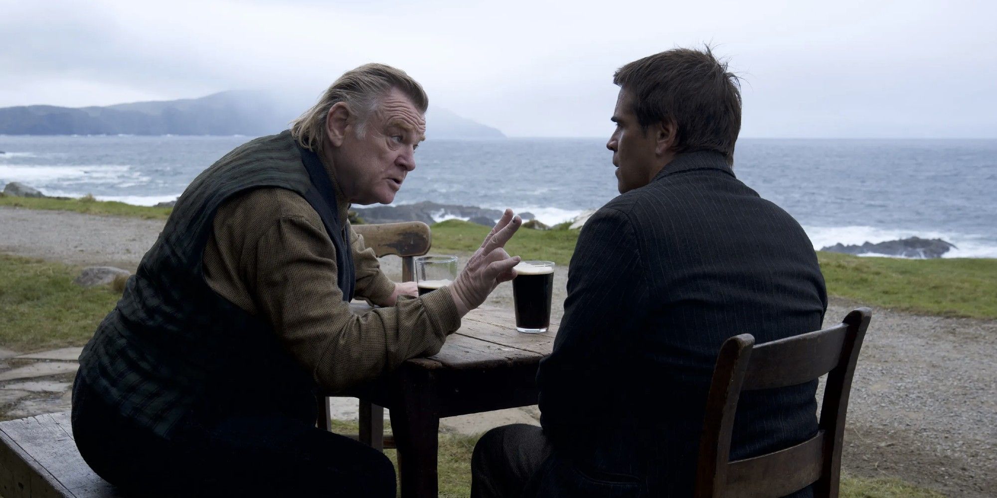 Colin Farrell et Brendan Gleeson dans 'Banshees of Inisherin'.