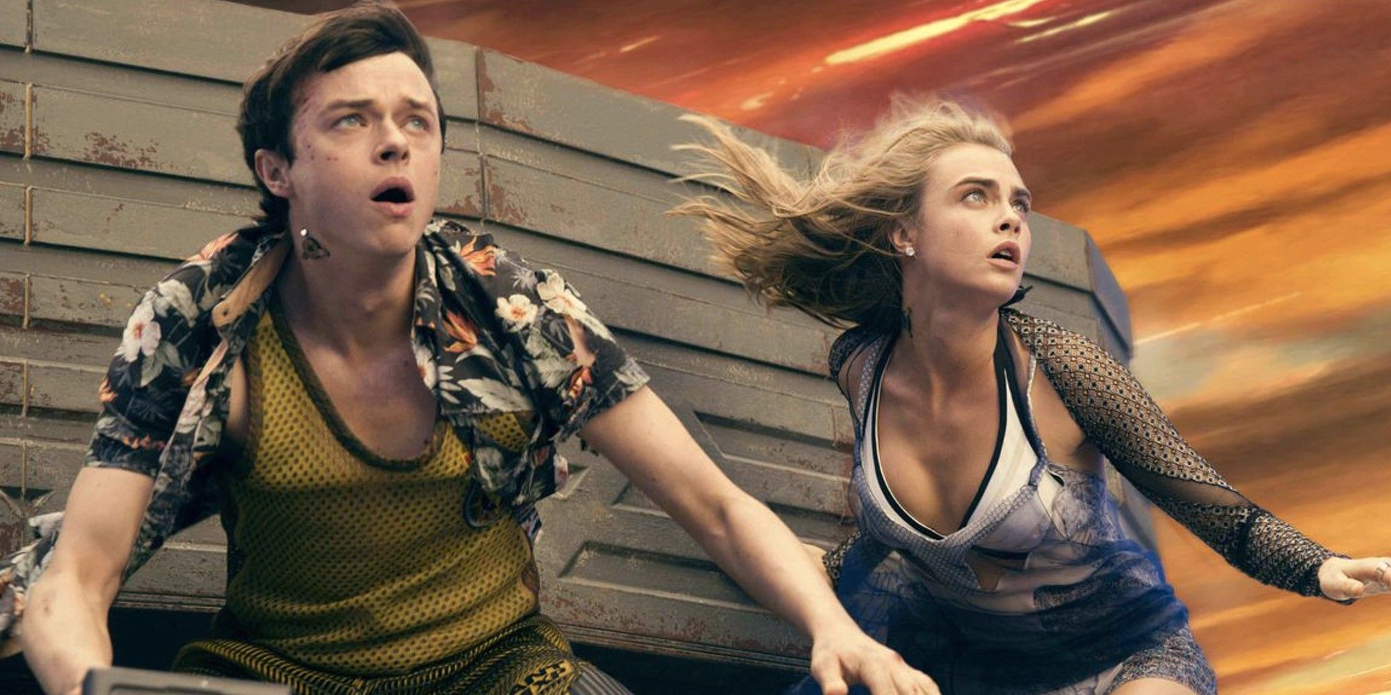 Dane DeHaan and Cara Delevingne in 'Valerian and The City of a Thousand Planets'
