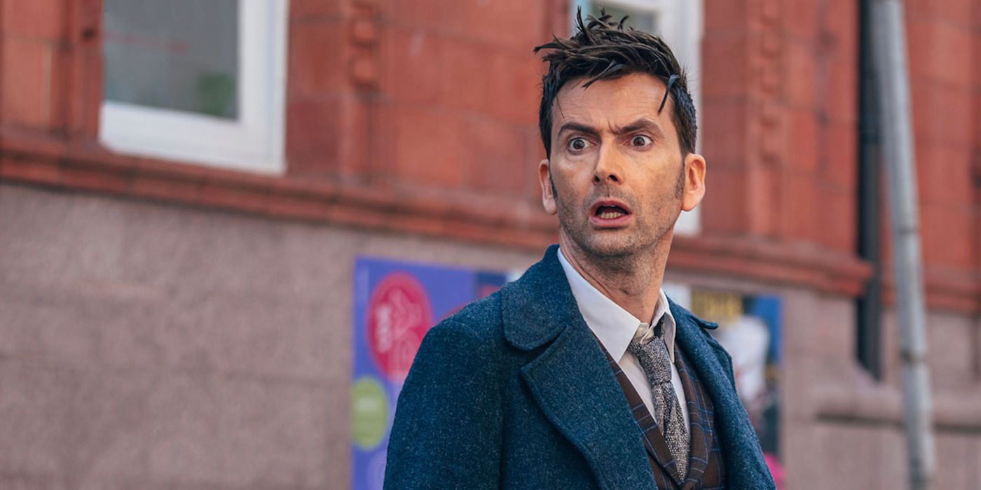 David Tennant en tant que dixième docteur semble confus dans Doctor Who.