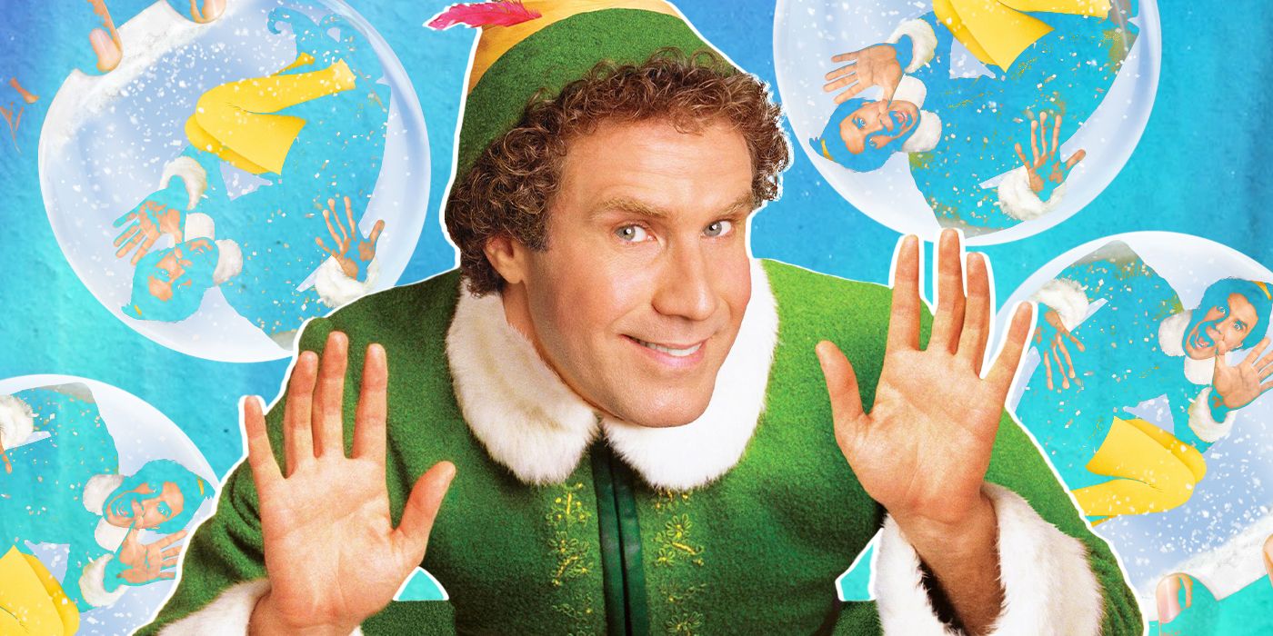 Imagen personalizada de Will Ferrell como compañero de Elf.