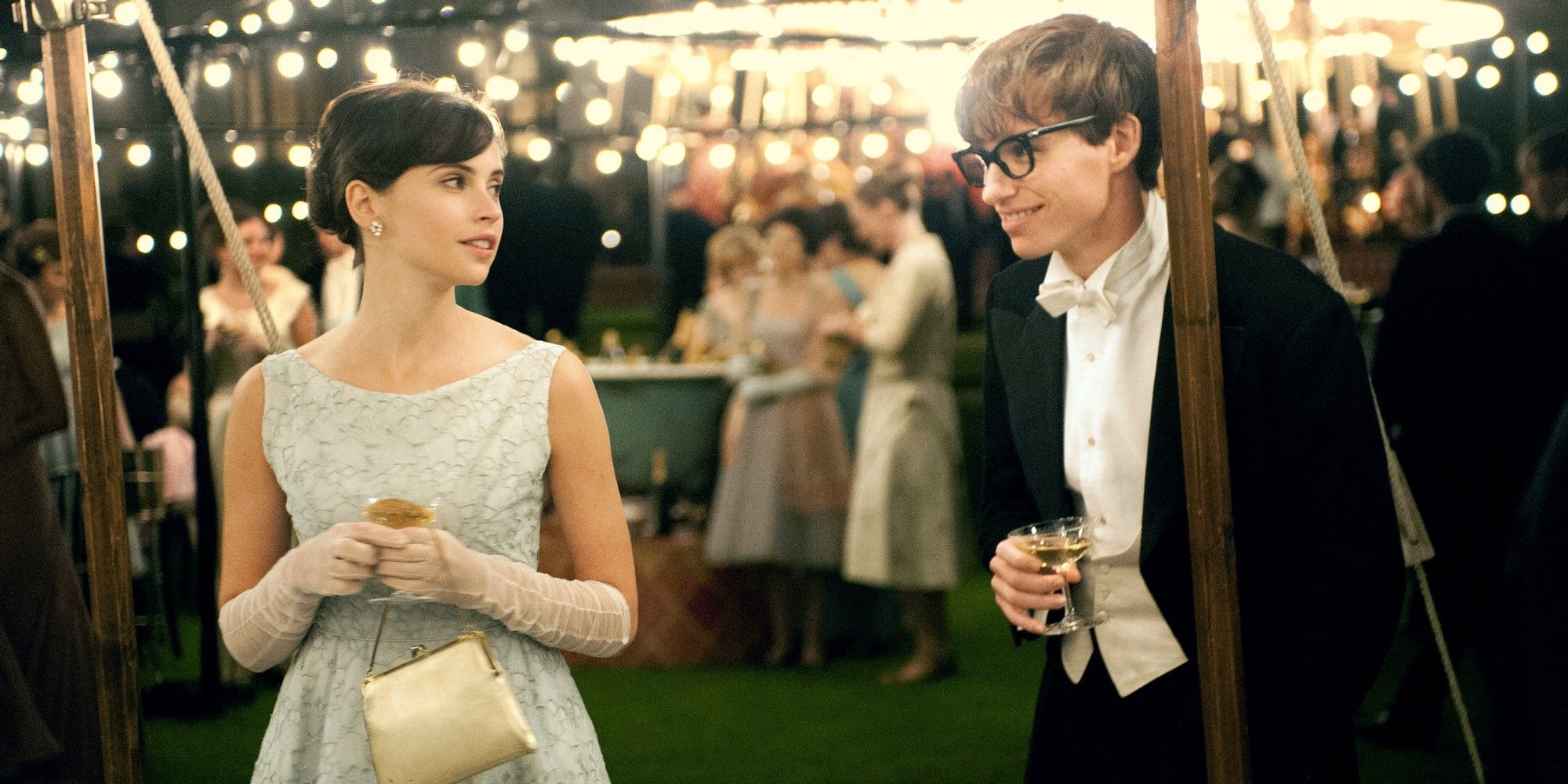 Felicity Jones and Eddie Redmayne in 'The Theory of Everything'