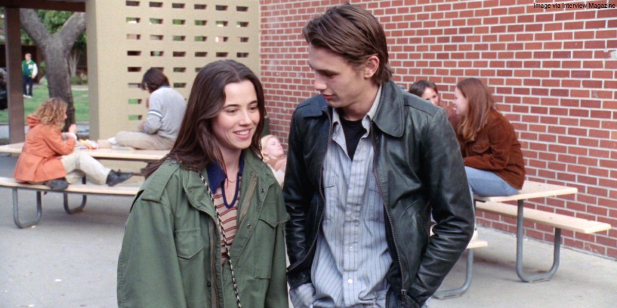 Linda Cardellini and James Franco in Freaks and Geeks
