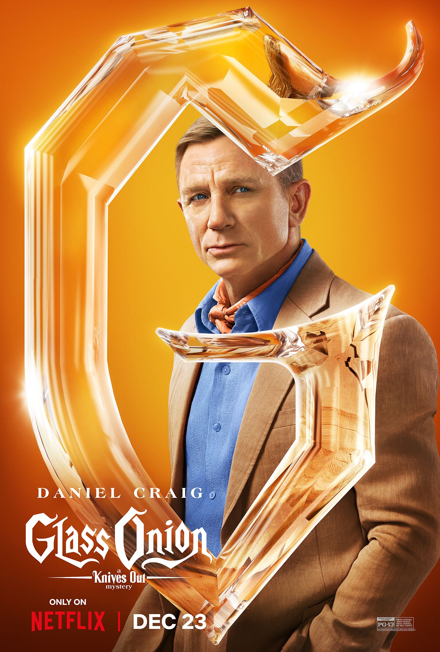 Glass Onion Character Posters Spotlight Spellbinding Cast