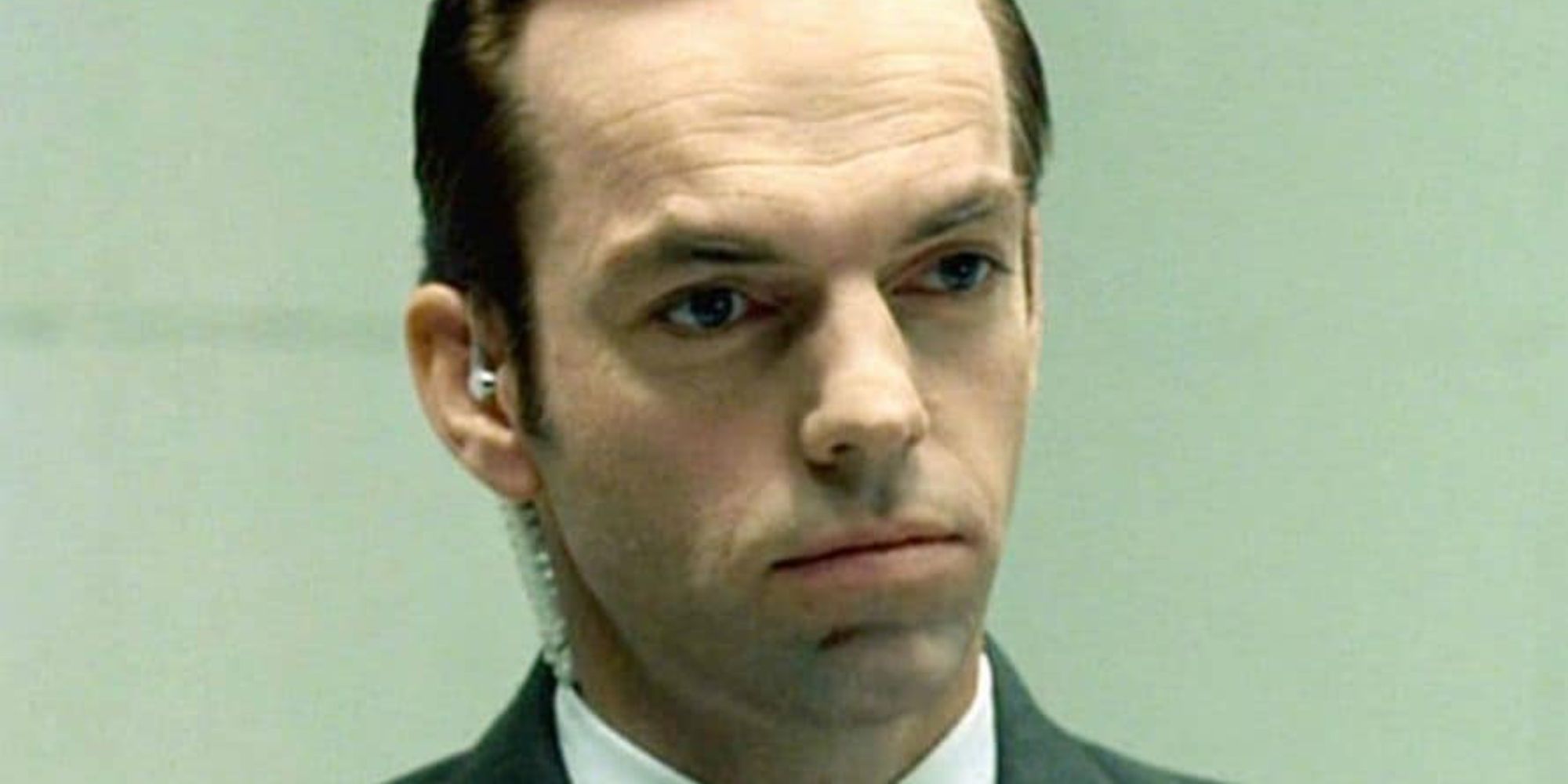 Hugo Weaving as Agent Smith in The Matrix