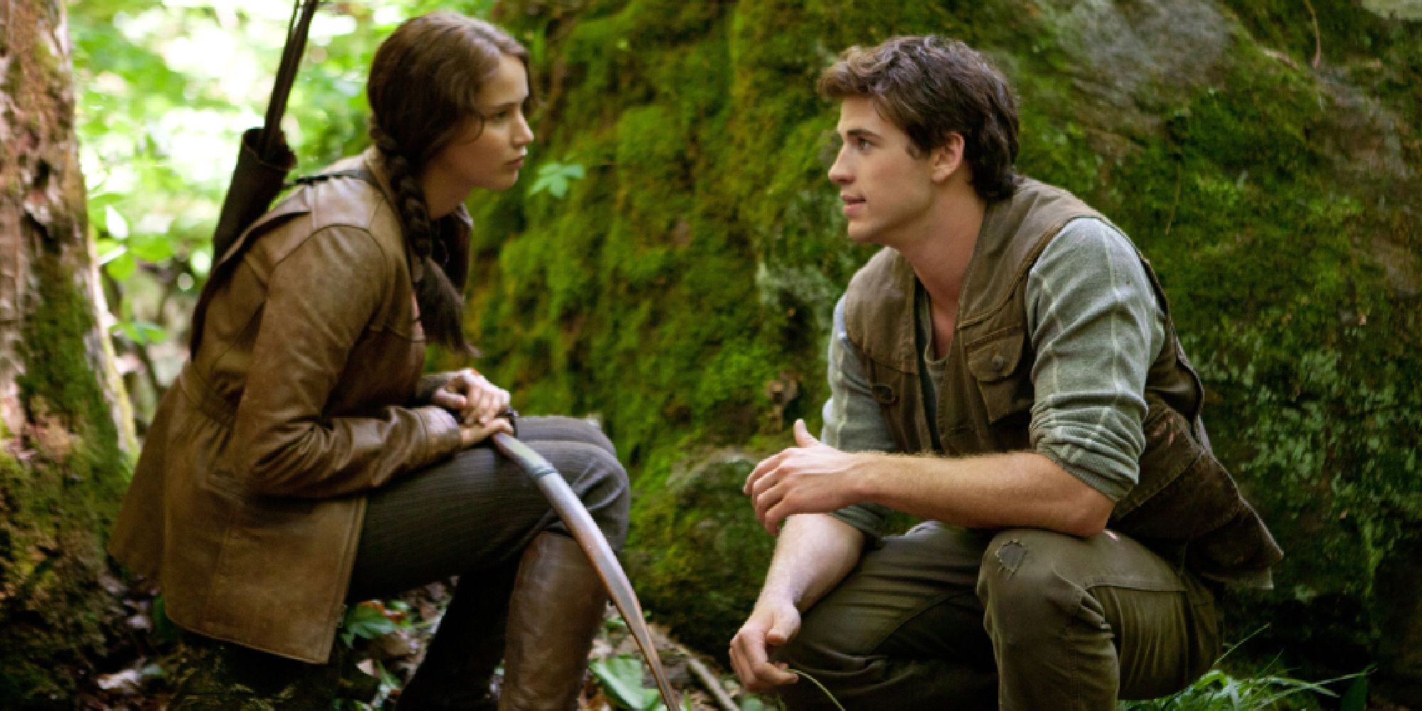 Hunger Games - romance between Gale and Katniss
