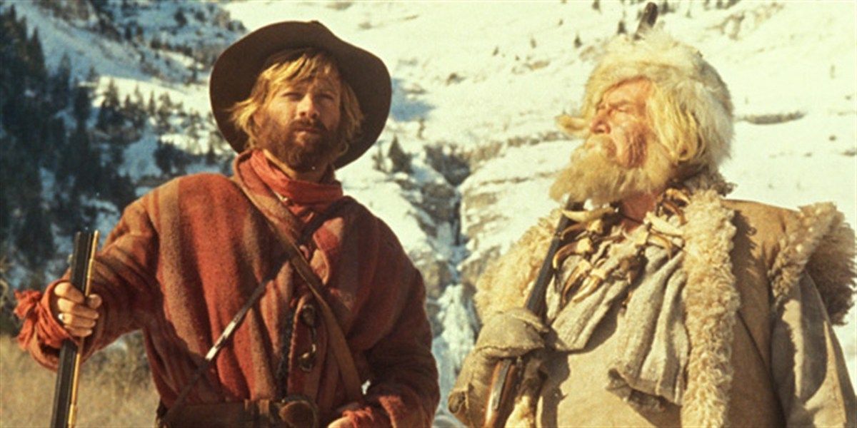 Robert Redford as Jeremiah Johnson and Will Greer as Bear Claw in Jeremiah Johnson