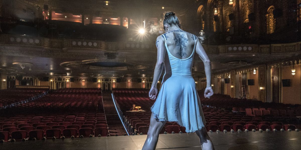 The ballerina in John Wick 3 on stage