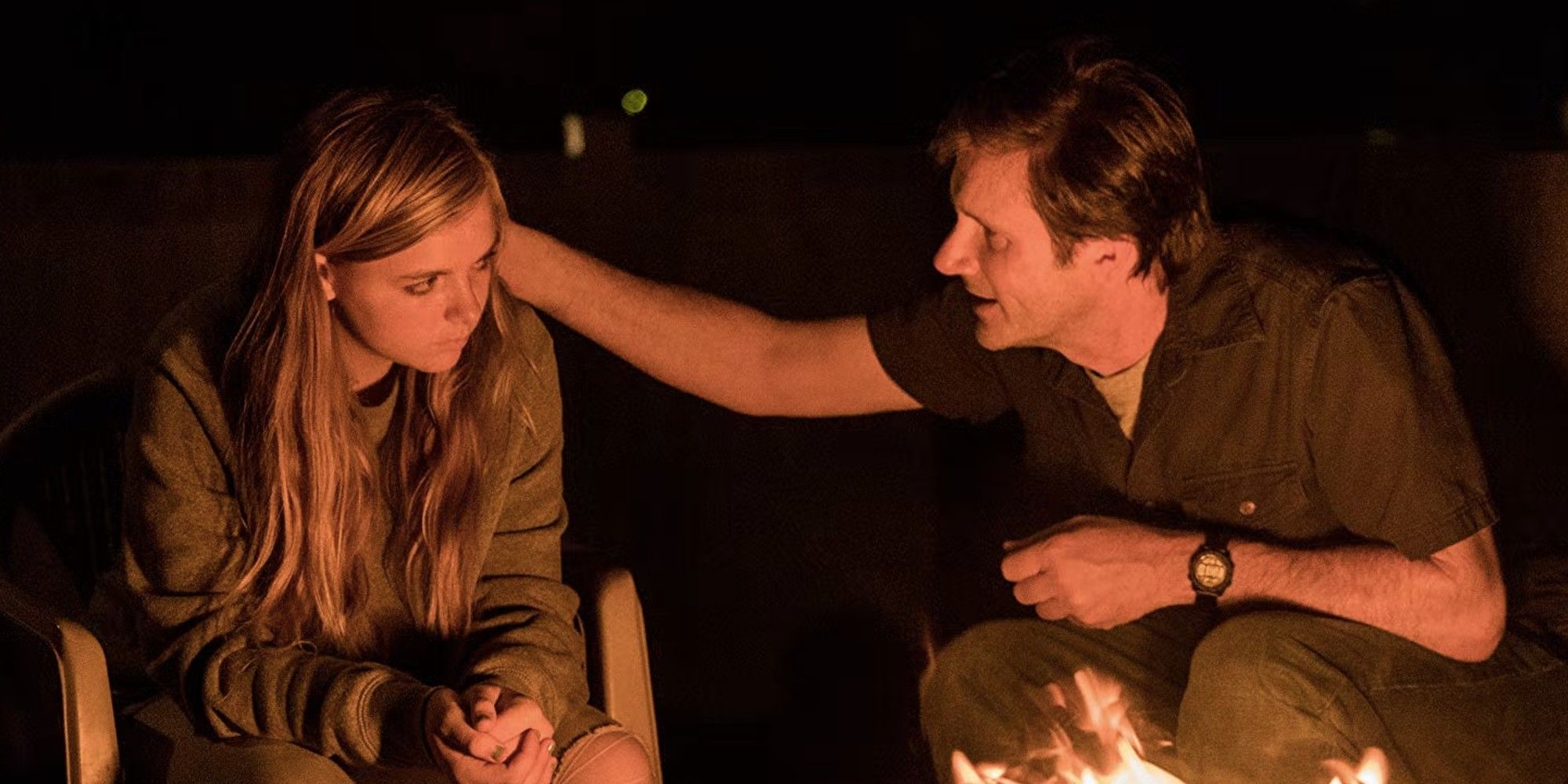 Josh Hamilton and Elsie Fisher in 'Eight Grade'