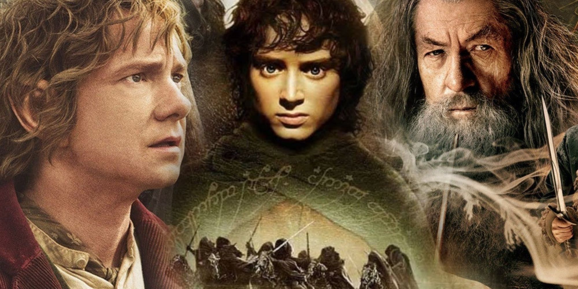 Lord of the Rings with Martin Freeman, Ellijah Wood, Ian McKellan 