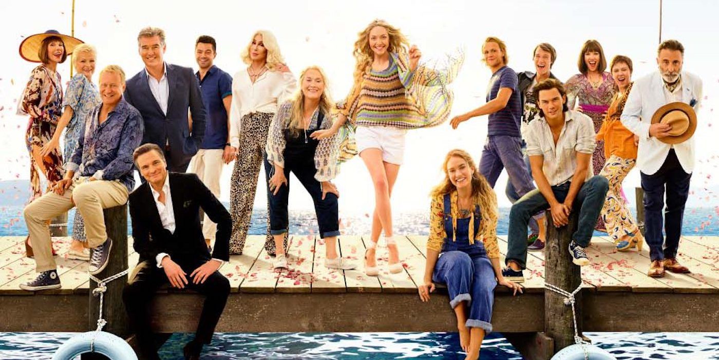 MAMMA MIA! 2 Here We Go Again Young Donna Lily James On Set