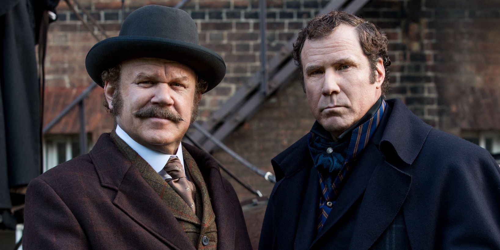 John C. Riley and Will Ferrell as Holmes And Watson