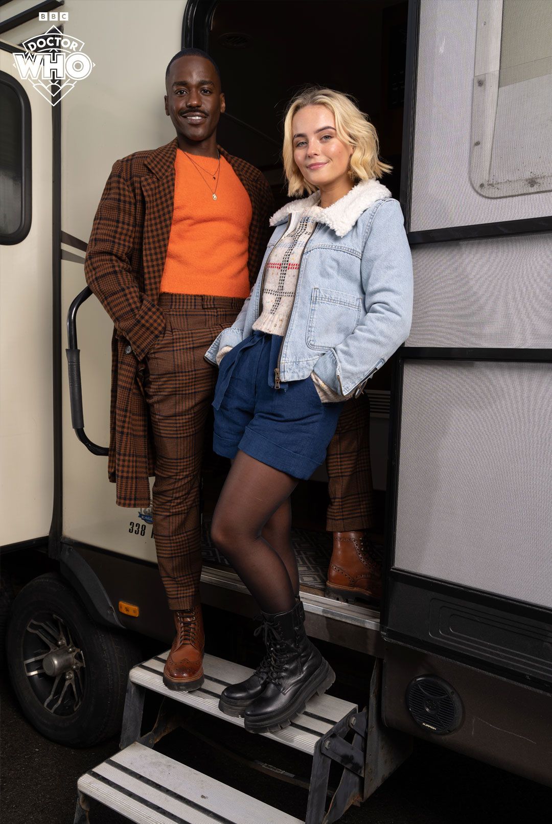 Ncuti Gatwa and Millie Gibson as the Doctor and Ruby Sunday in Doctor Who