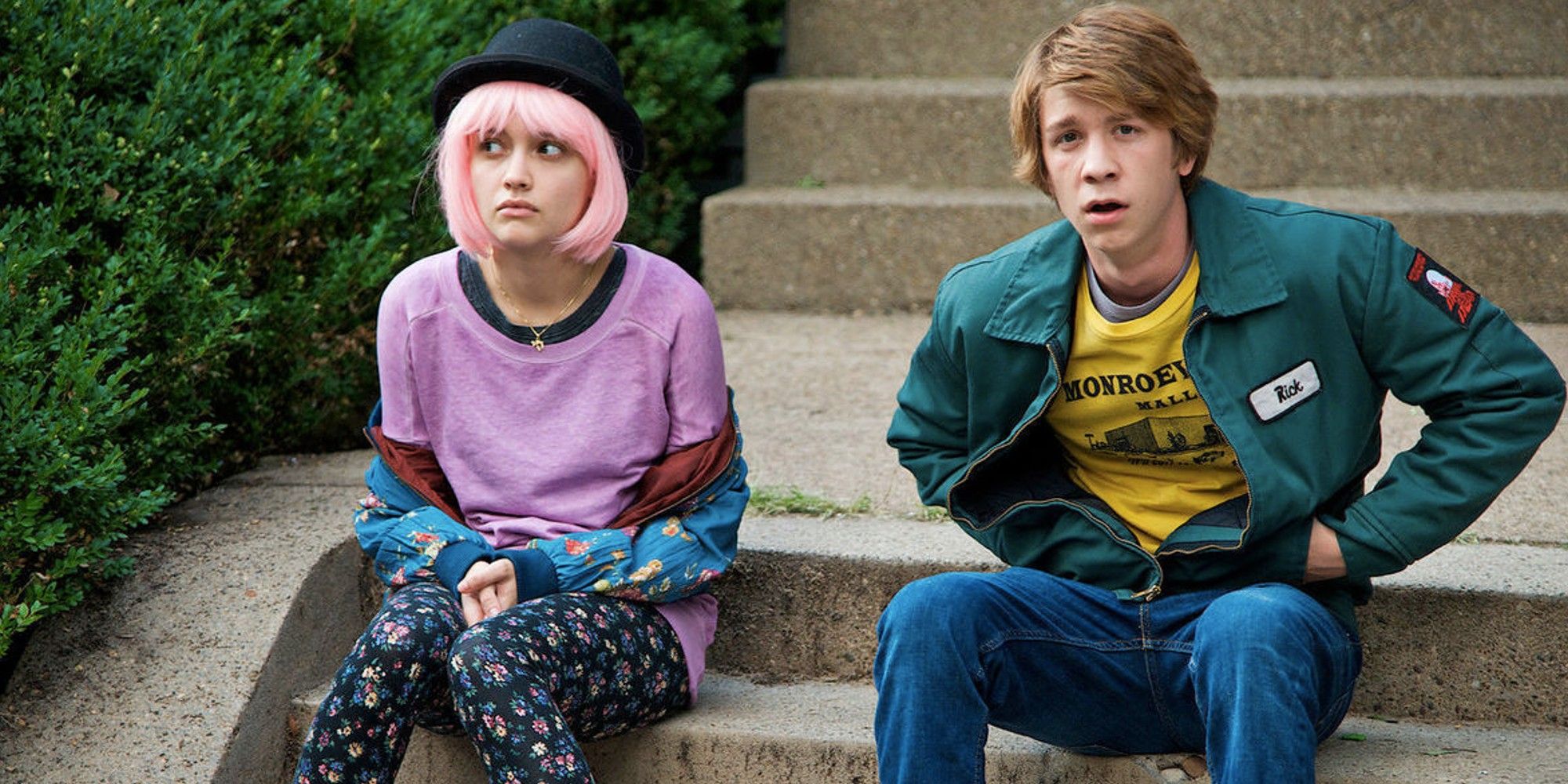 Olivia Cooke et Thomas Mann dans 'Me and Earl and the Dying Girl'.