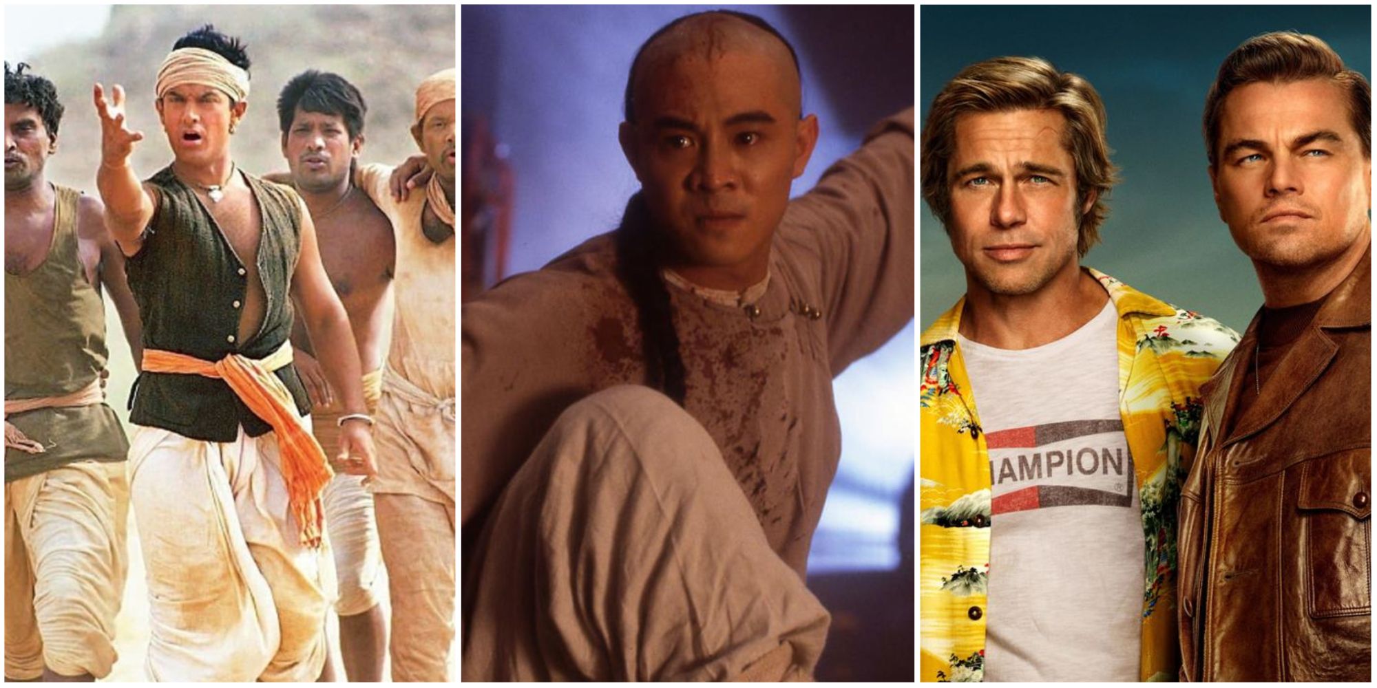 Lagaan, Once Upon a Time in China II and Once Upon a Time in Hollywood