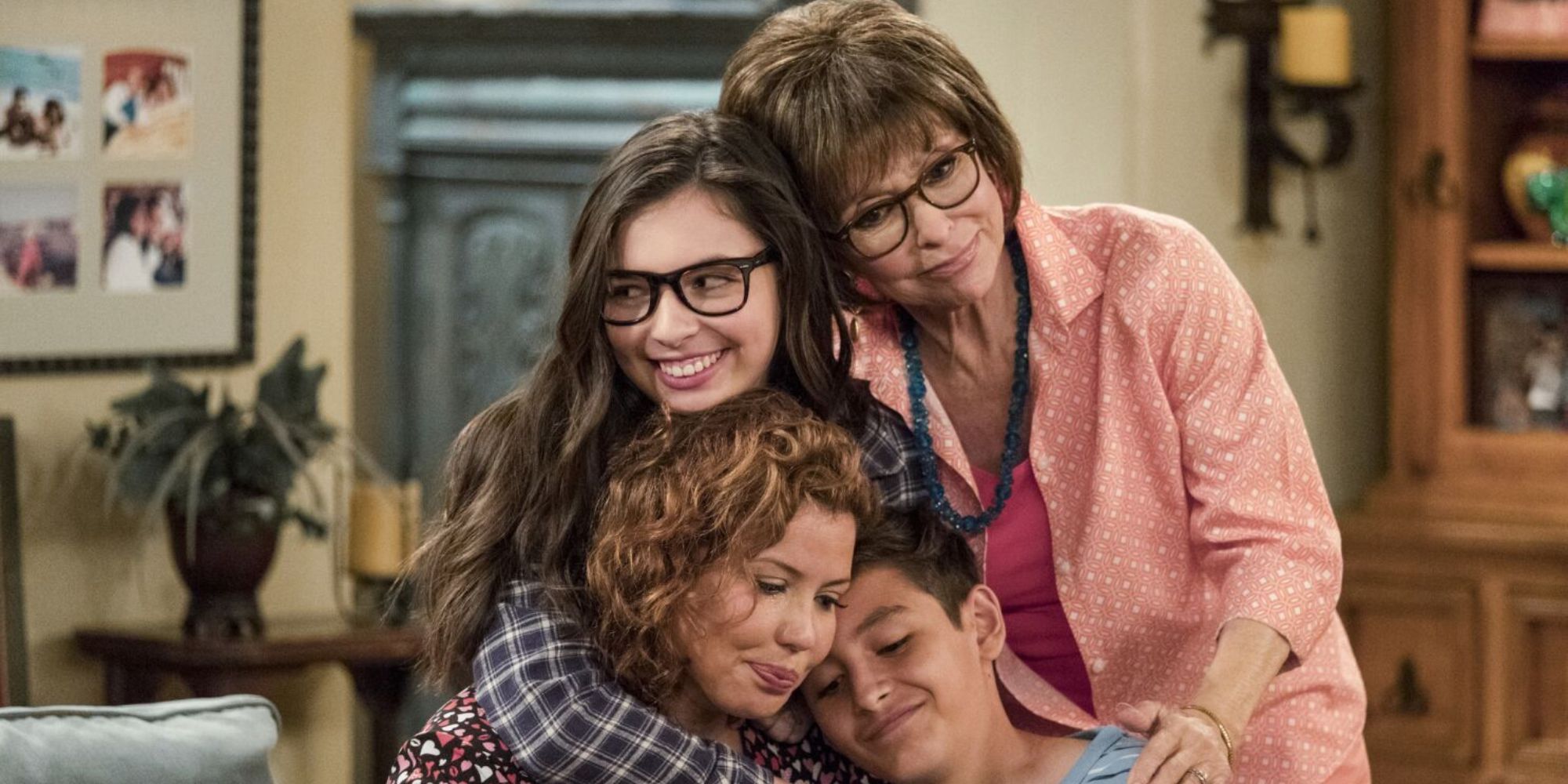 Justina Machado, Rita Moreno, Isabella Gomez and Marcel Ruiz in 'One Day at a Time'