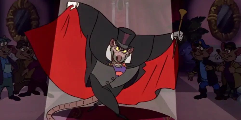 Ratigan about to break into song