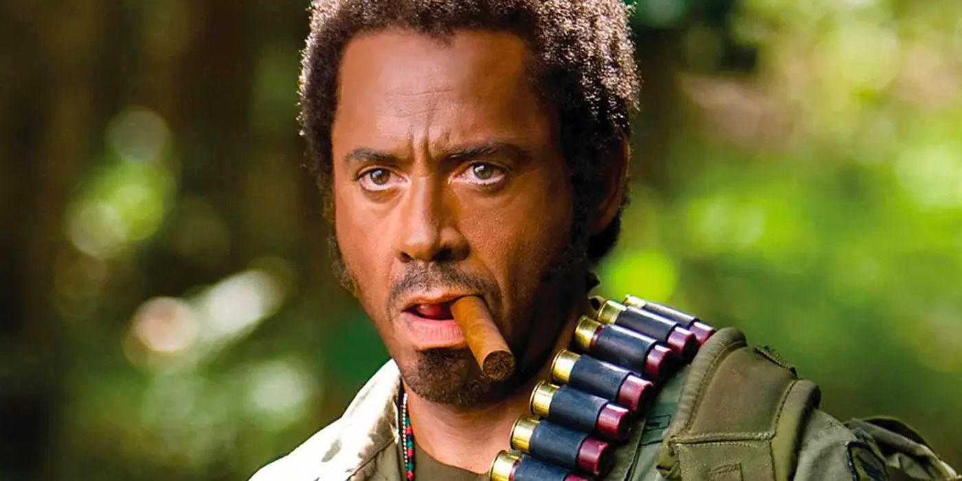 Robert Downey Jr. dans 'Tonnerre sous les Tropiques'.