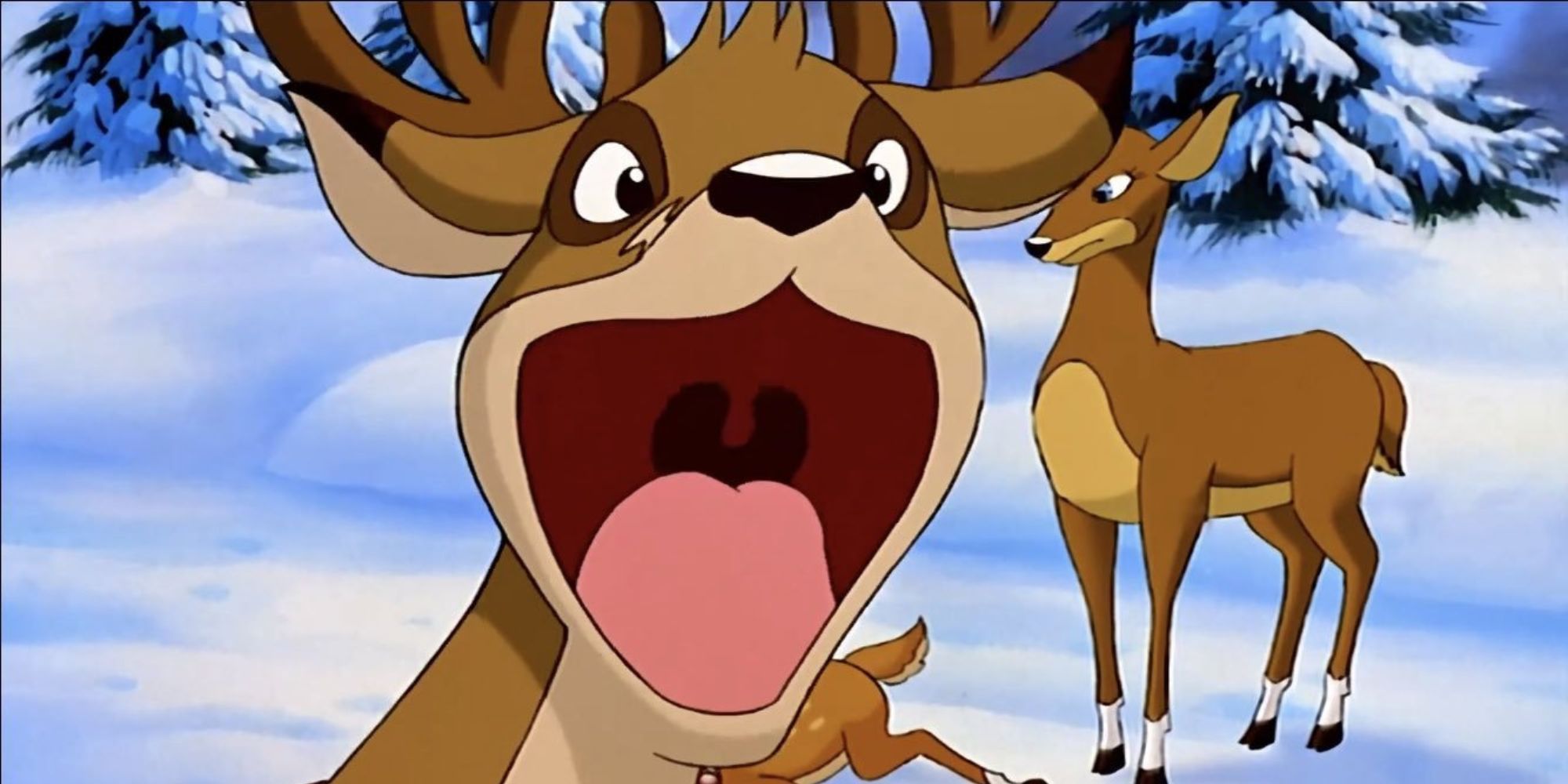 Renas de Rudolph The Red-Nosed Reindeer: O filme que fica de boca aberta