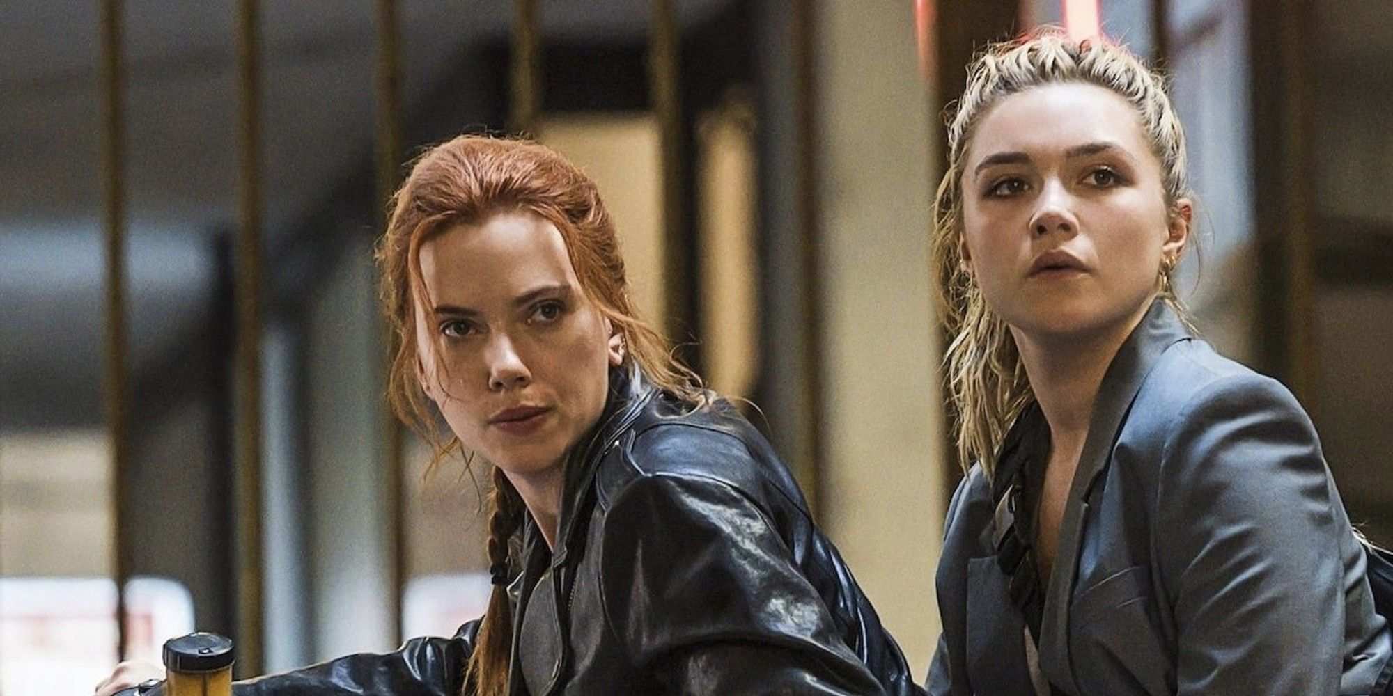 Scarlett Johansson dan Florence Pugh dalam 'Black Widow'