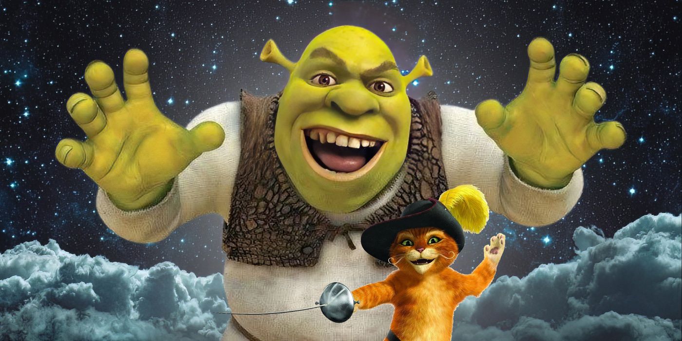 Shrek and Puss in Boots
