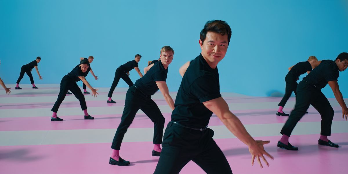 Simu Liu dancing in Barbie