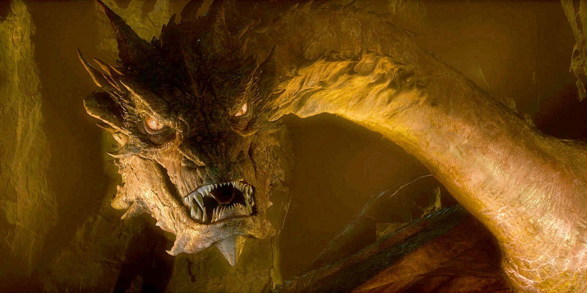 Smaug regarde Bilbo Baggins