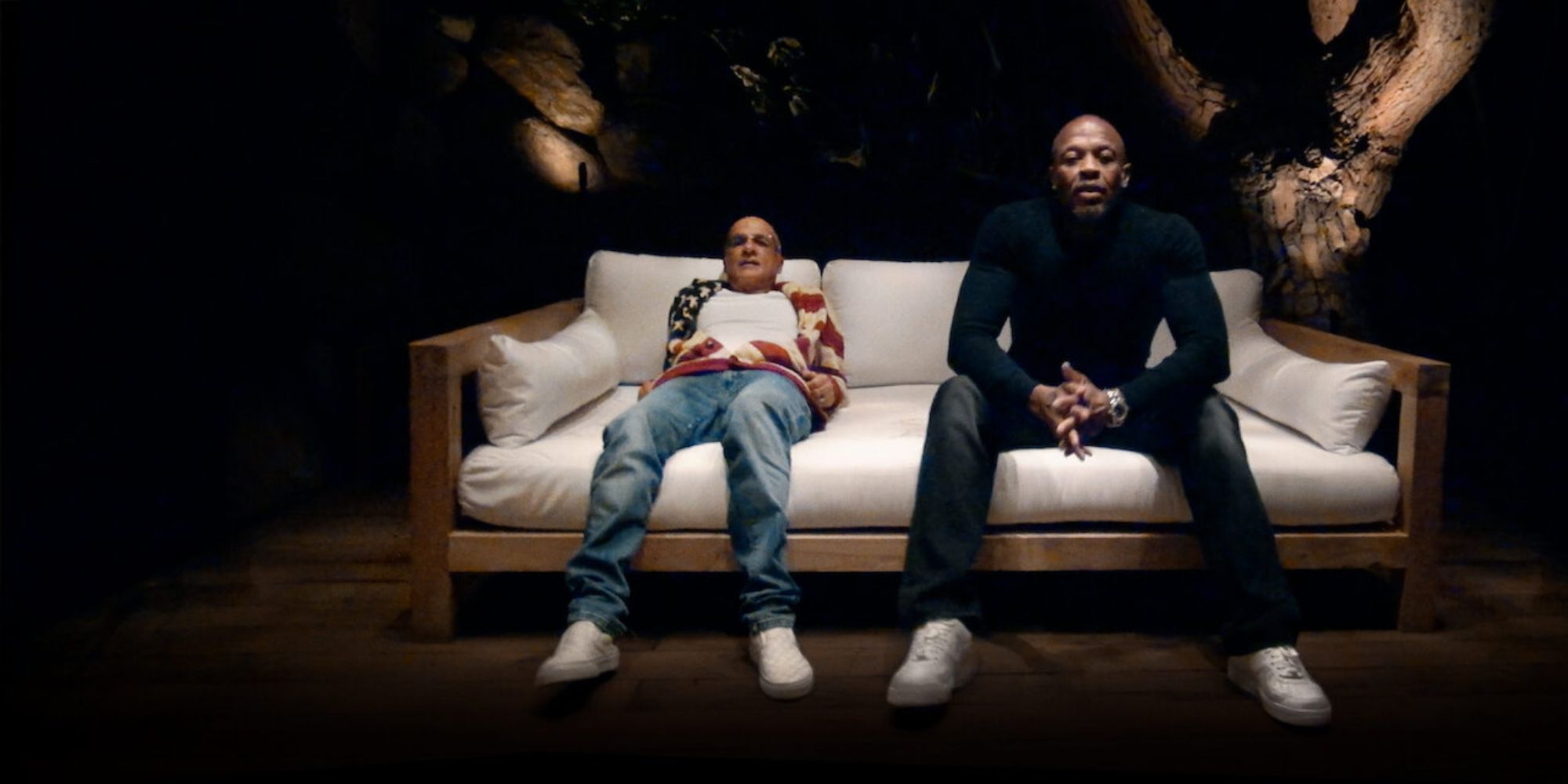 Jimmy Ioving and Dr Dre in 'The Defiant Ones'