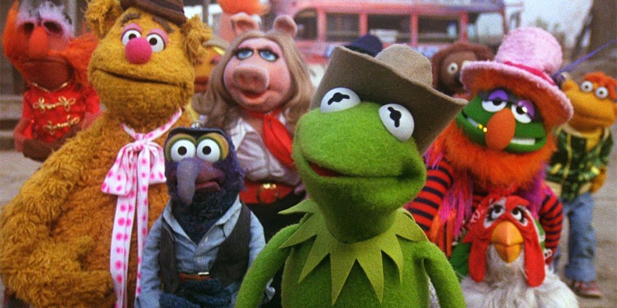 Kermit et le gang dans The Muppet Movie (1979)