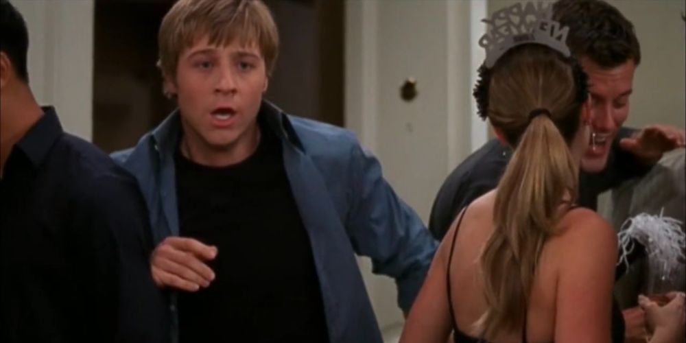 Ben McKenzie as Ryan Atwood at the New Year's Eve party, The O.C.