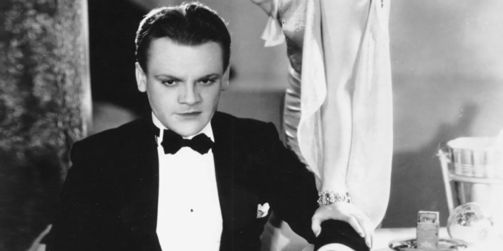 Un James Cagney enojado como Tom Powers en Public Enemy de 1931