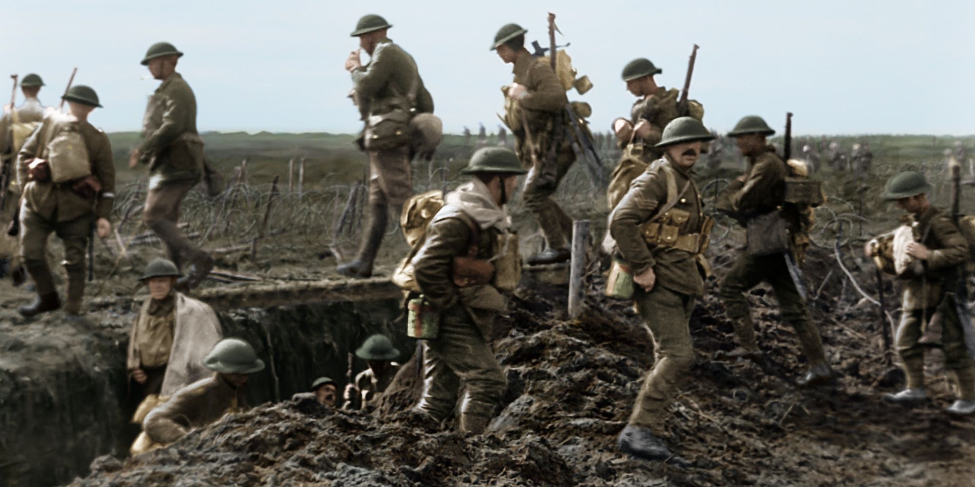 Soldats de la Première Guerre mondiale dans Ils ne vieilliront pas - 2018
