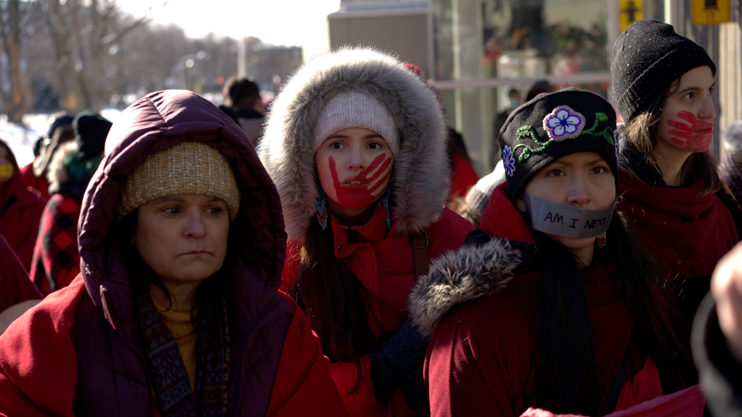 Three Pines-Indigenous Protestors