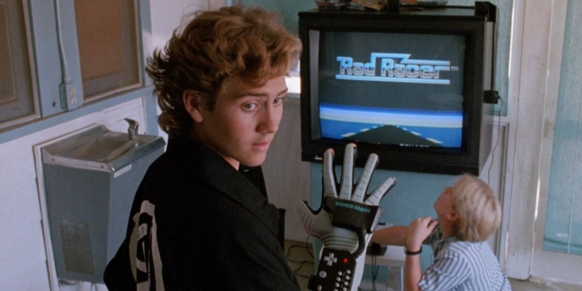 Jackey Vinson as Lucas wearing the Nintendo power glove in The Wizard