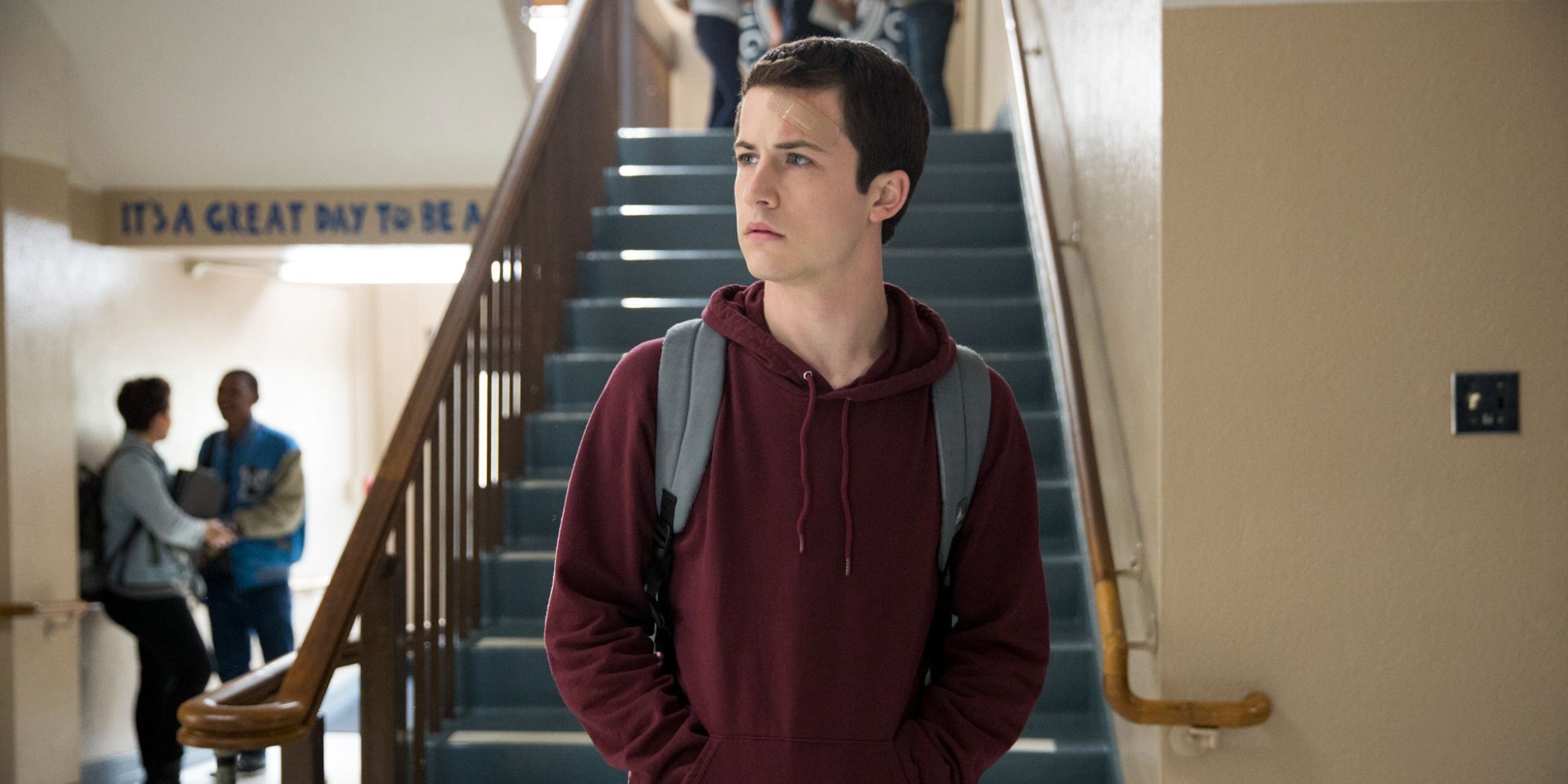 Dylan Minnette as Clay in 13 Reasons Why.