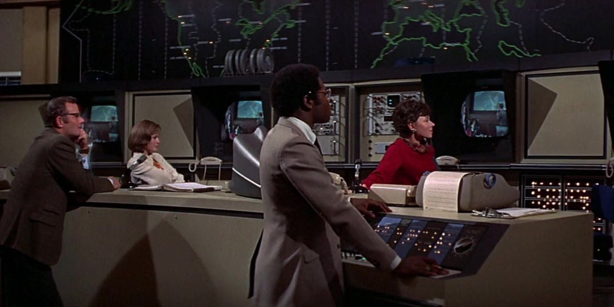 A scene from the sci-fi movie 'Colossus - The Forbin Project'