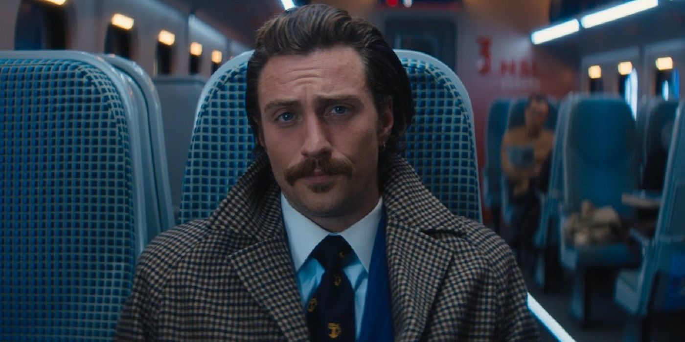 aaron taylor johnson comme mandarine dans le train à grande vitesse