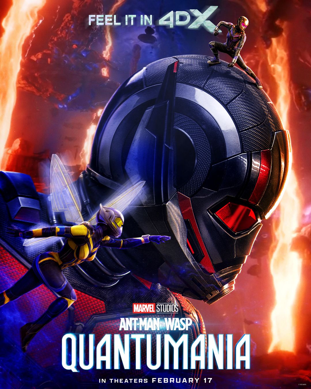 ant-man and the was quantumania 4dx poster