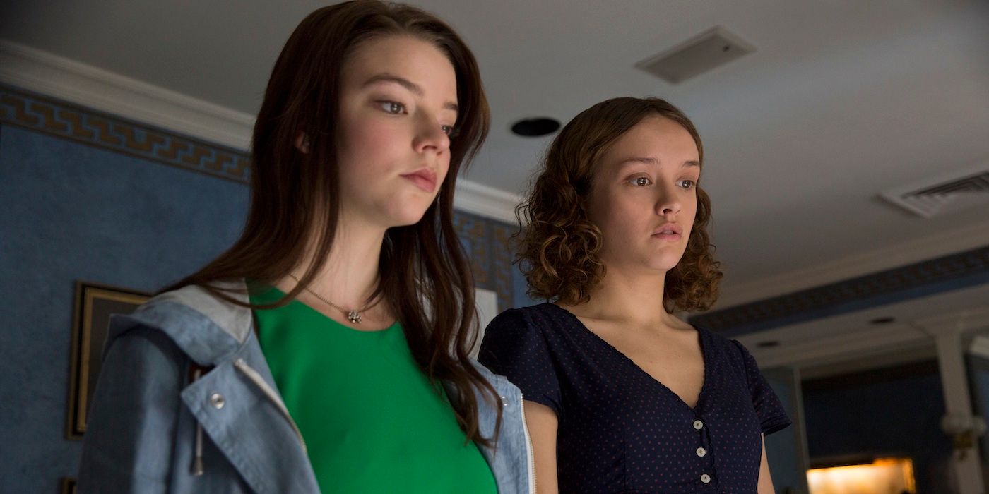 Anya Taylor-Joy and Olivia Cooke play teenage girls Lily and Amanda in Thoroughbreds