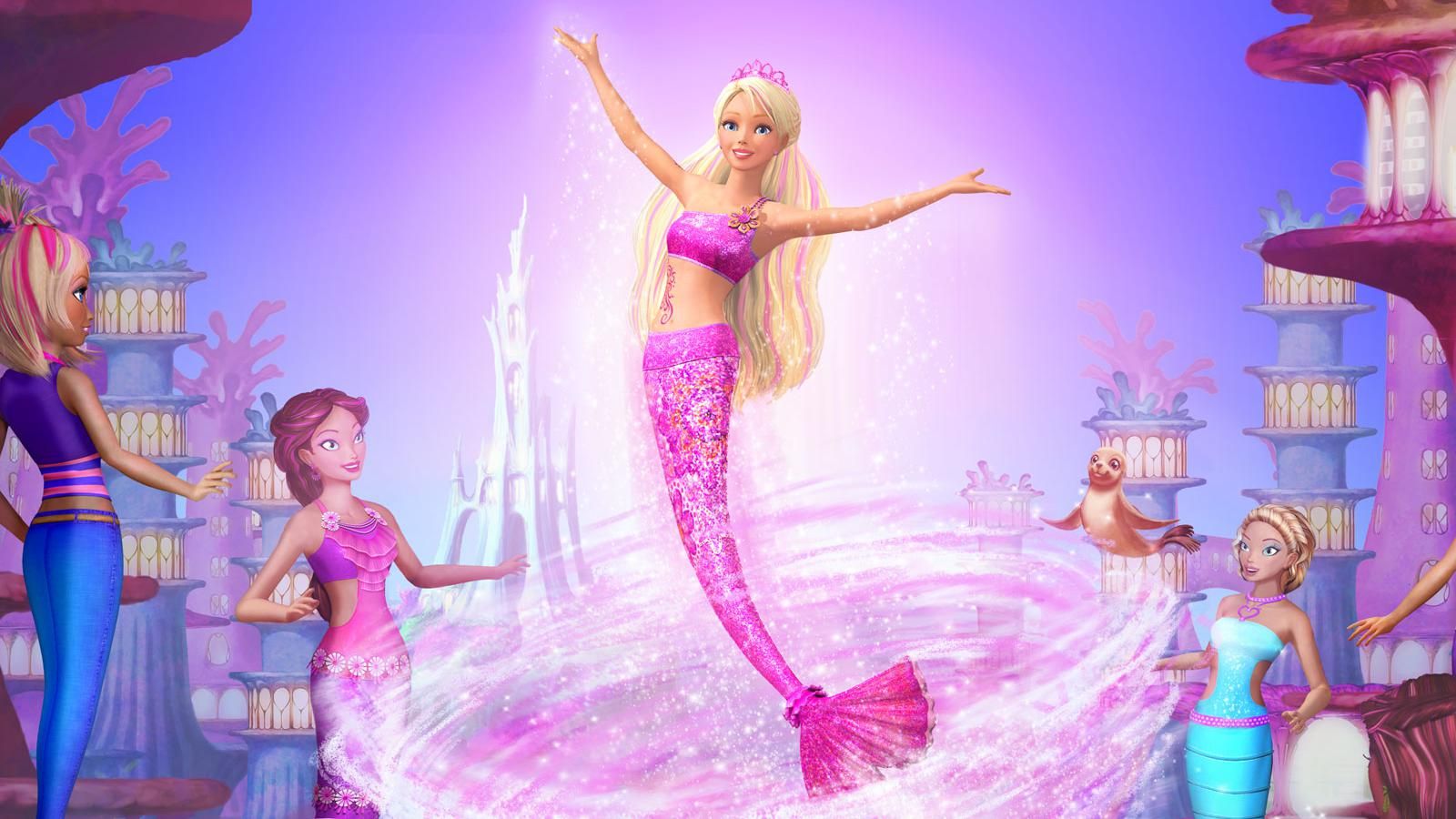 Barbie movie with discount fairies and mermaids