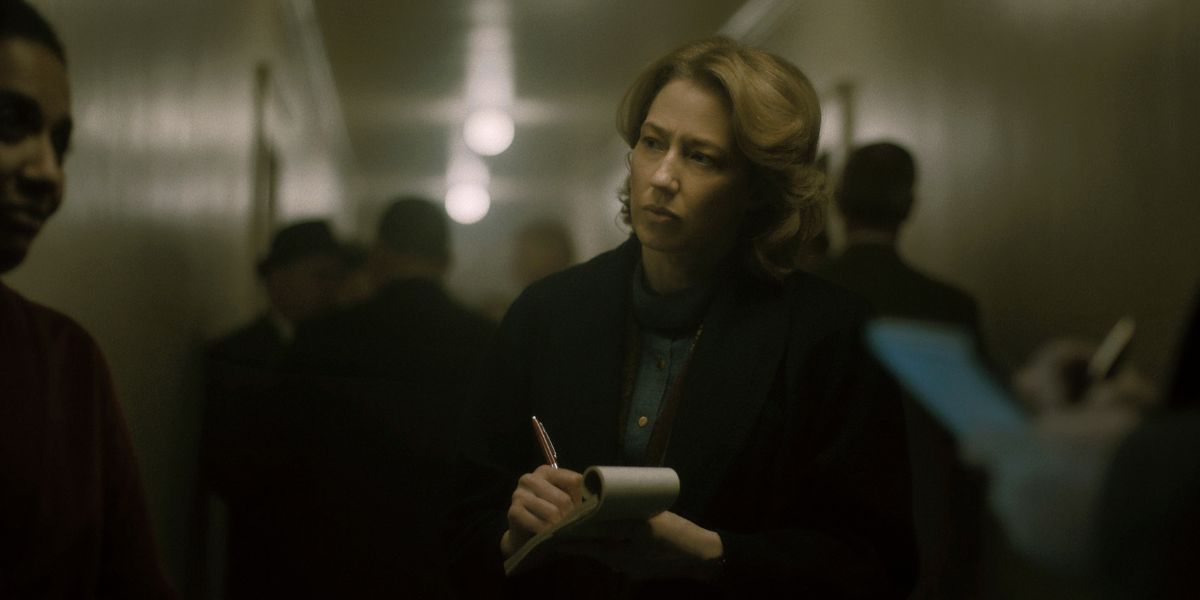 Carrie Coon in the Boston Stranger movie