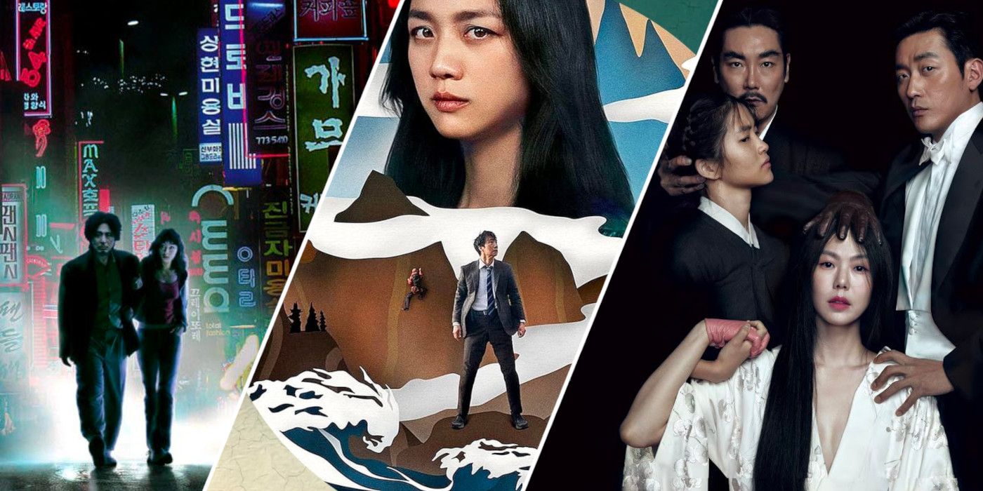 Characters from Oldboy, Decision to Leave, and The Handmaiden