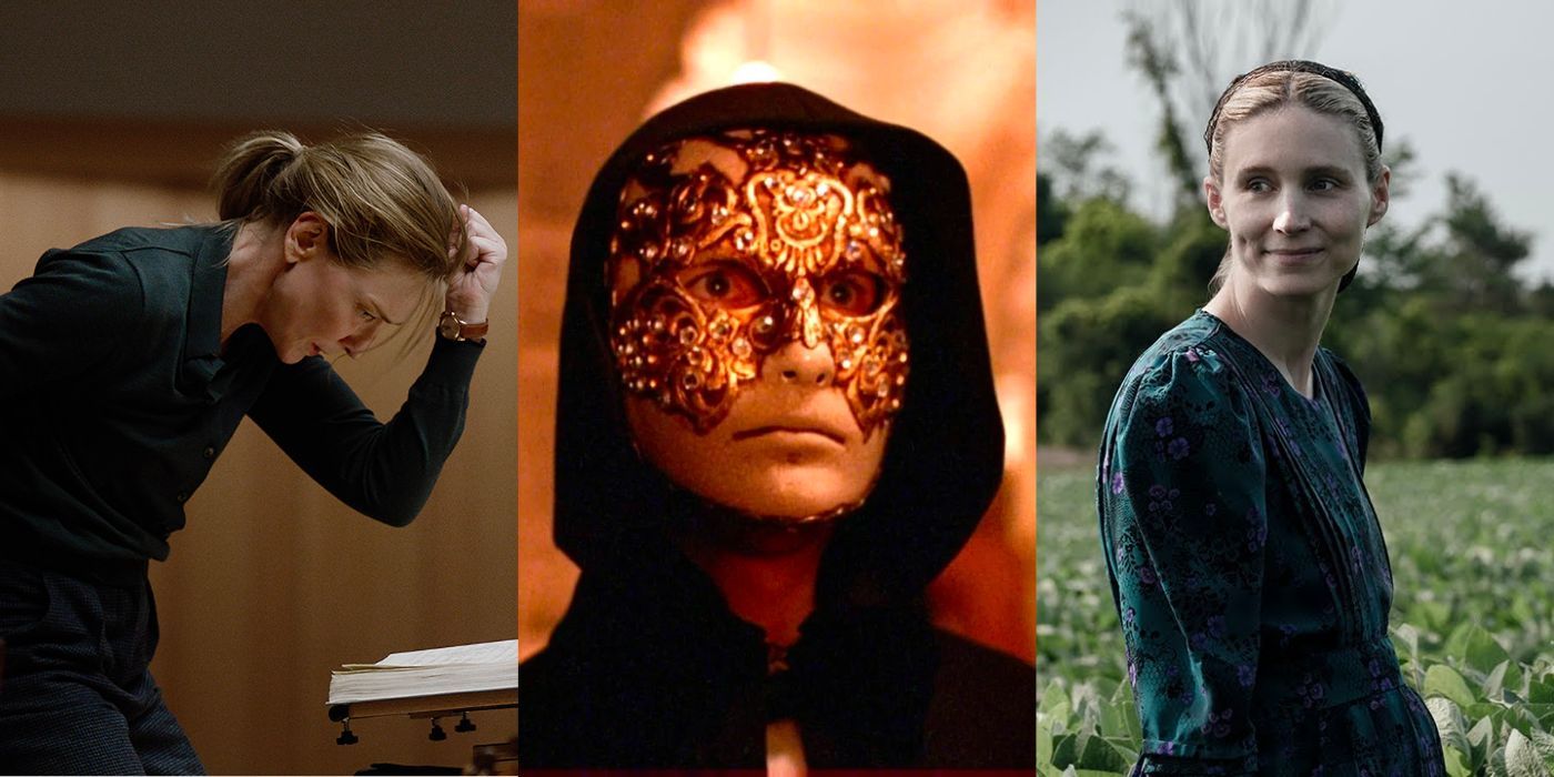 Characters from Tar, Eyes Wide Shut and Women Talking