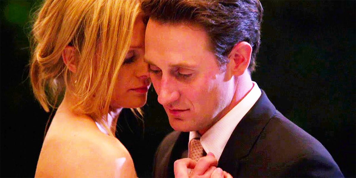 AJ Cook as JJ Jareau with Josh Stewart as Will in Criminal Minds at their wedding
