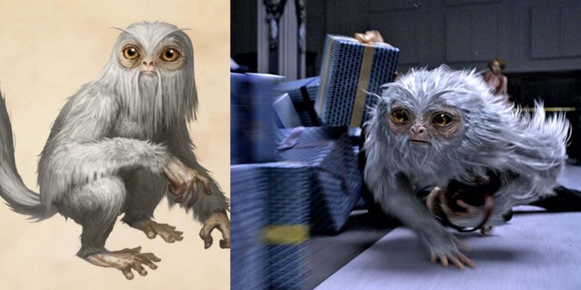 Demiguise in Fantastic Beasts