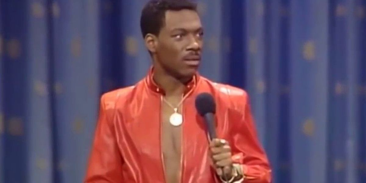 Eddie Murphy in his stand up special Delirious