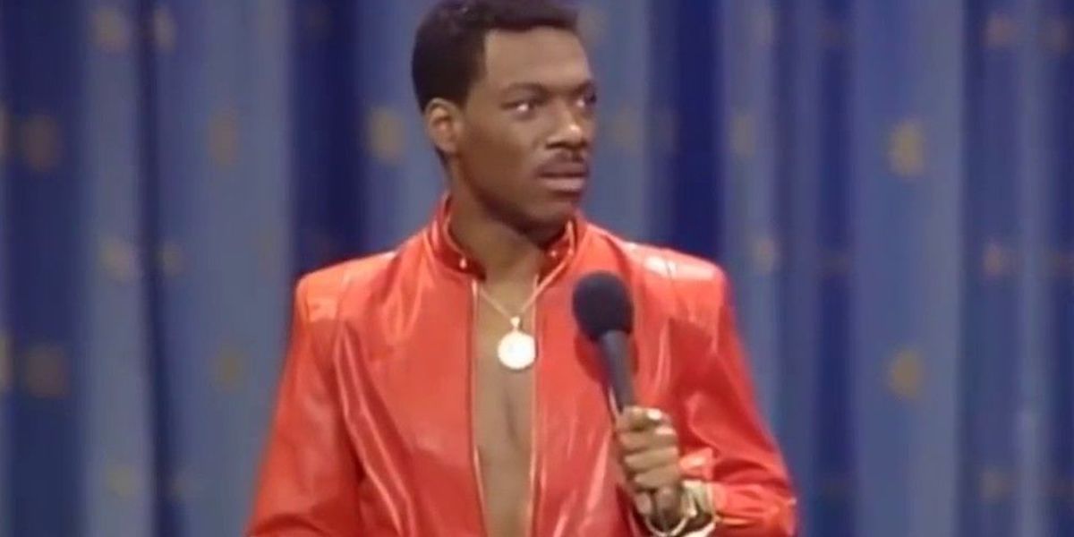 Eddie Murphy dans son stand up spécial Delirious.