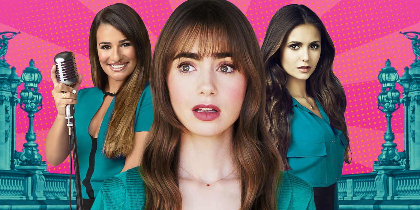 Emily-in-Paris-Lily-Collins-Glee-Lea-Michele-The-Vampire-Diaries-Guilty-Pleasures