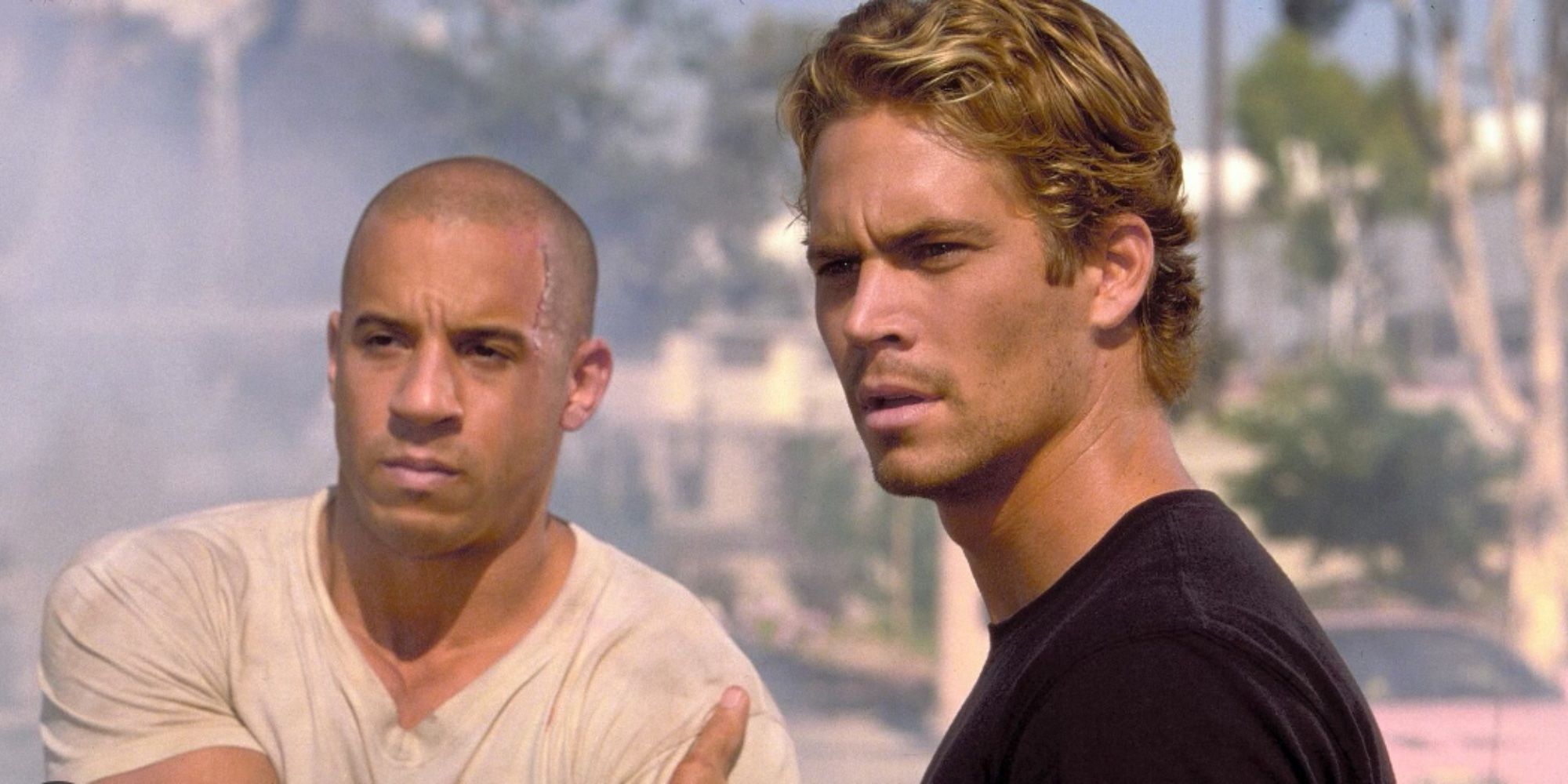 Vin Diesel et Paul Walker dans Fast and the Furious.