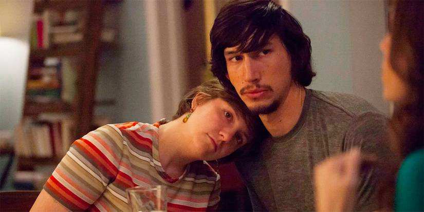 Adam Driver un Lena Dunham meitenēs