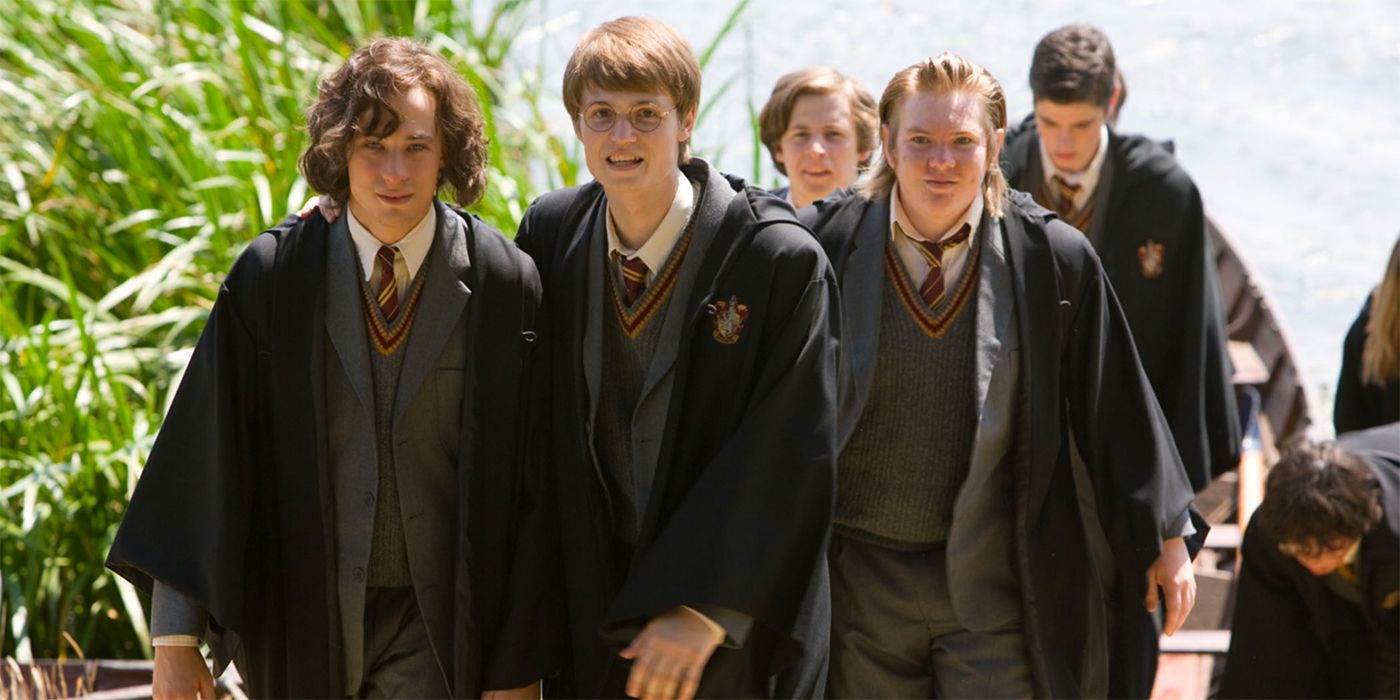 James, Sirius et Peter dans un flashback dans Harry Potter et l'Ordre du Phénix.